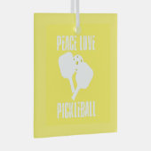 Funny Pickleball Glas Ornament (Voorkant Rechts)