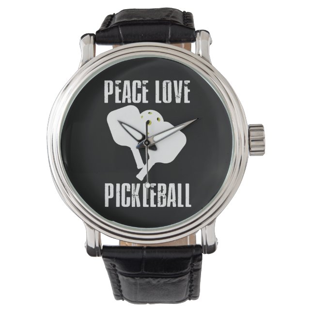 Funny Pickleball Horloge (Voorkant)