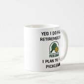 Funny Pickleball joueur mug cadeau de retraite de  (Devant droit)