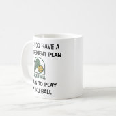 Funny Pickleball joueur mug cadeau de retraite de  (Devant gauche)