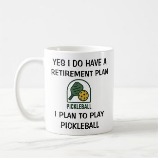 Funny Pickleball joueur mug cadeau de retraite de