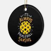 Funny Pickleball Keramisch Ornament (Links)