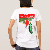 Funny Pickleball Kerstmis T-shirt (Achterkant)