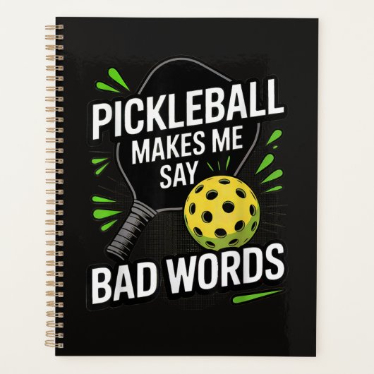 Funny Pickleball me fait dire des gros mots (Devant)