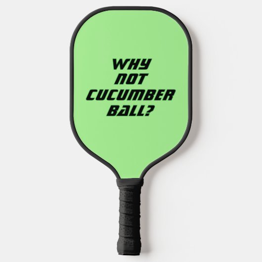Funny Pickleball Paddle in Green (Achterkant)