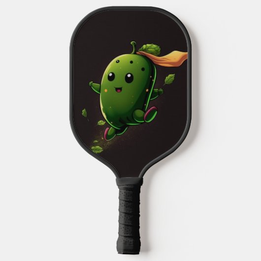 Funny Pickleball Paddle Pickle held (Achterkant)