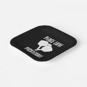 Funny Pickleball Papieren Bordje (Gebogen)