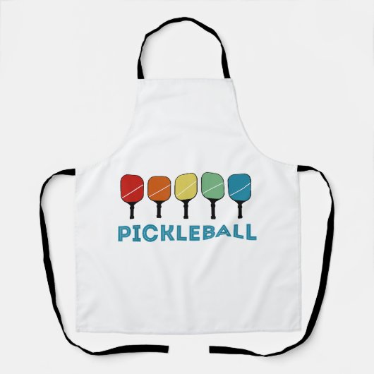 Funny Pickleball Retro  Schort (Voorkant)