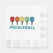 Funny Pickleball Retro  Servet (Voorkant)