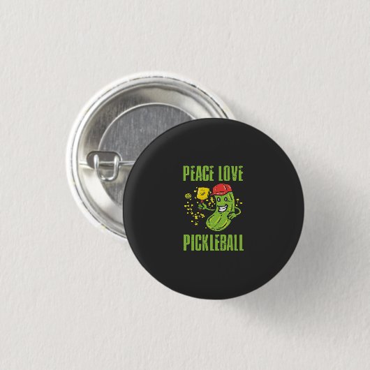 Funny Pickleball Ronde Button 3,2 Cm (Voorkant /achterkant)