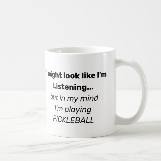 Funny Pickleball sms Coffee Mok Deb Jeffrey (Rechts)
