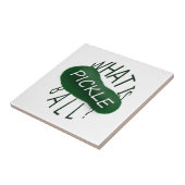 Funny Pickleball Tegeltje (Zijkant)