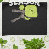 Funny Pickleball Theedoek (Gevouwen)