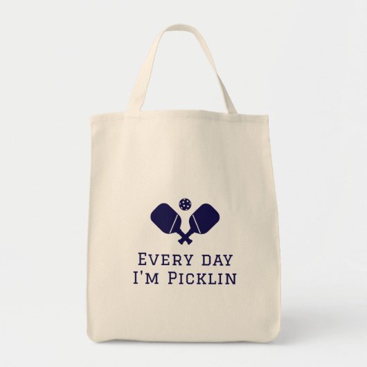 Funny Pickleball Tote Bag (Voorkant)