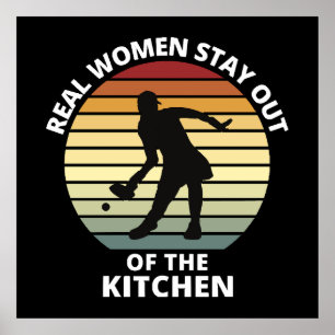  Funny Pickleball Vrouwen Poster