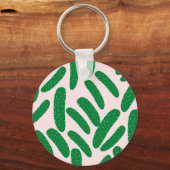 Funny Pickles Button Sleutelhanger (Voorkant)