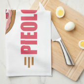 Funny Pie Theedoek (Quarter Fold)