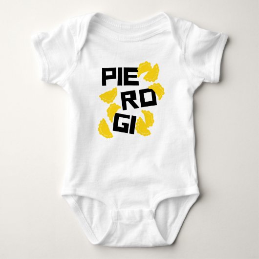 Funny Pierogi Baby Bodysuit (Voorkant)