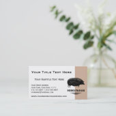 Funny  Pig Bacon Lover Humor Visitekaartje (Staand voorkant)