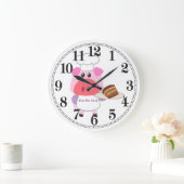 Funny Pig Chef Wall klok (Huis)