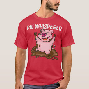 Funny Pig Design for Men Women Hog Farmer Boerderi T-shirt