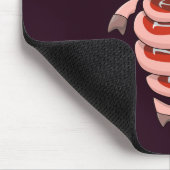 Funny pig die steaks zelf eet muismat (Hoek)