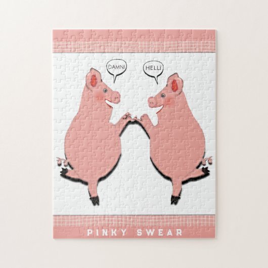 Funny Pig Legpuzzel (Verticaal)