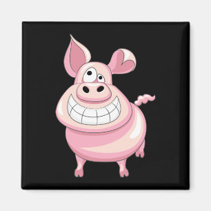 Funny Pig Magnet Magneet