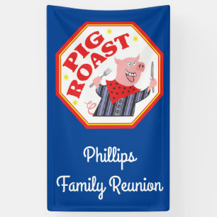 Funny Pig Roast Family Reunion Spandoek