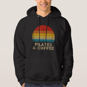 Funny Pilates and Coffee - stijl Hoodie