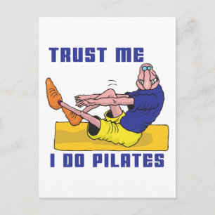 Funny Pilates Briefkaart