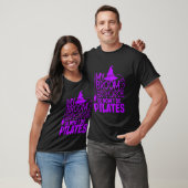 Funny Pilates Halloween Gym Exercise Witches Pet B T-shirt (Unisex)