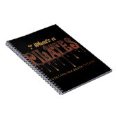 Funny Pilates in Chocolate Notitieboek (Rechterzijde)