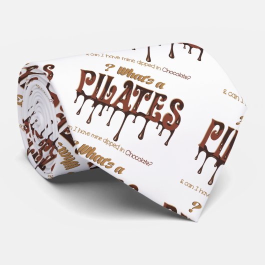 Funny Pilates in Chocolate Stropdas (Opgerold)