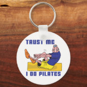 Funny Pilates Sleutelhanger (Voorkant)