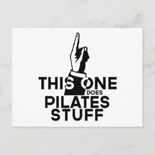 Funny Pilates - Vintage deze piloot Briefkaart