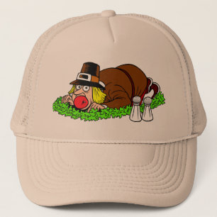 Funny Pilgrim Afbeelding Trucker Pet
