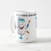 Funny Pill Bottle Mug Koffiemok (Voorkant links)