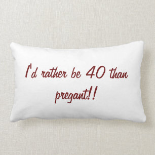Funny pillow, cadeau voor 40-jarige verjaardag kussen