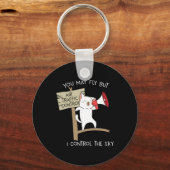 Funny Pilot Aviation Air Traffic Controller Statem Sleutelhanger (Voorkant)