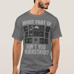 Funny Pilot Design for Men Airline T-shirt