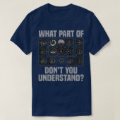 Funny Pilot Design for Men Airline T-shirt (Design voorkant)