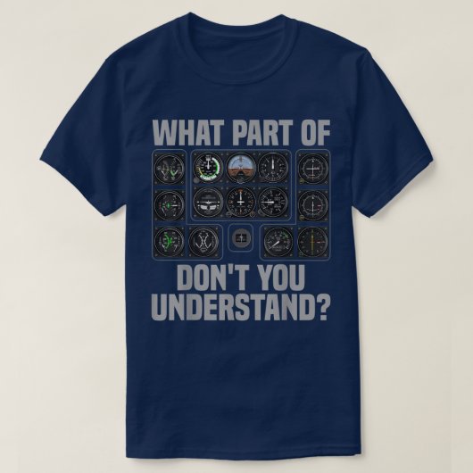 Funny Pilot Design for Men Airline T-shirt (Design voorkant)