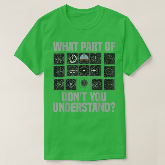 Funny Pilot Design for Men Airline T-shirt (Design voorkant)