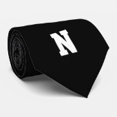 Funny Pimpin Black en White Novelty  Stropdas (Opgerold)