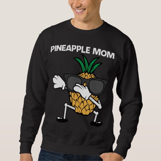 Funny Pineapple Art for Mam Moeder Fruit Summer Lo Trui (Voorkant)