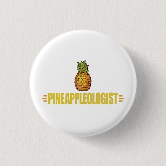 Funny Pineapple Lover Ronde Button 3,2 Cm (Voorkant)