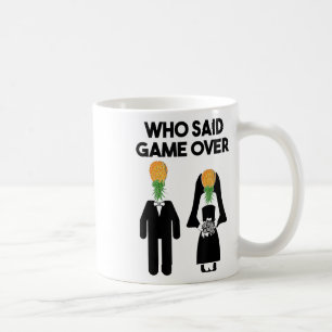 Funny Pineapple Swinger Gift Wedding Bride Groom Koffiemok