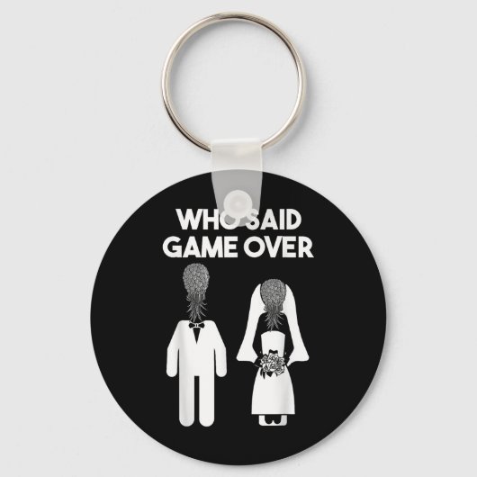 Funny Pineapple Swinger Gift Wedding Bride Groom Sleutelhanger (Voorkant)