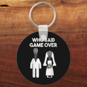 Funny Pineapple Swinger Gift Wedding Bride Groom Sleutelhanger (Voorkant)